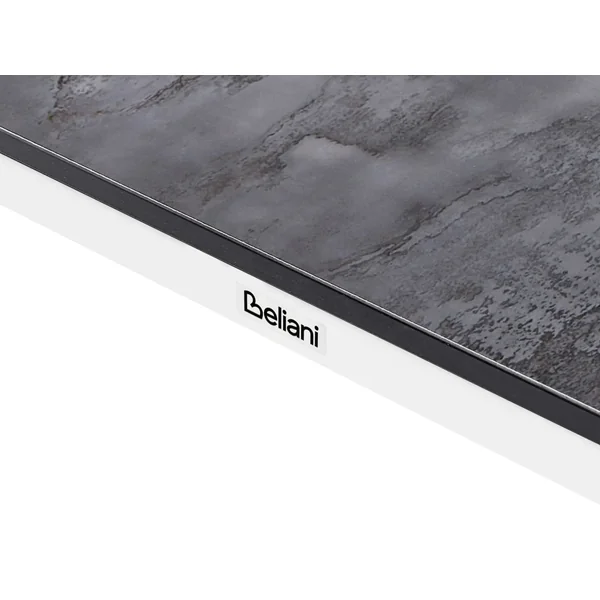 Garden Dining Table TOLENTINO 180 cm 90 cm Stone Effect Grey