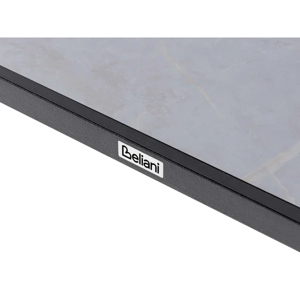 Garden Dining Table TOLENTINO 180 cm 90 cm Stone Effect Light Grey