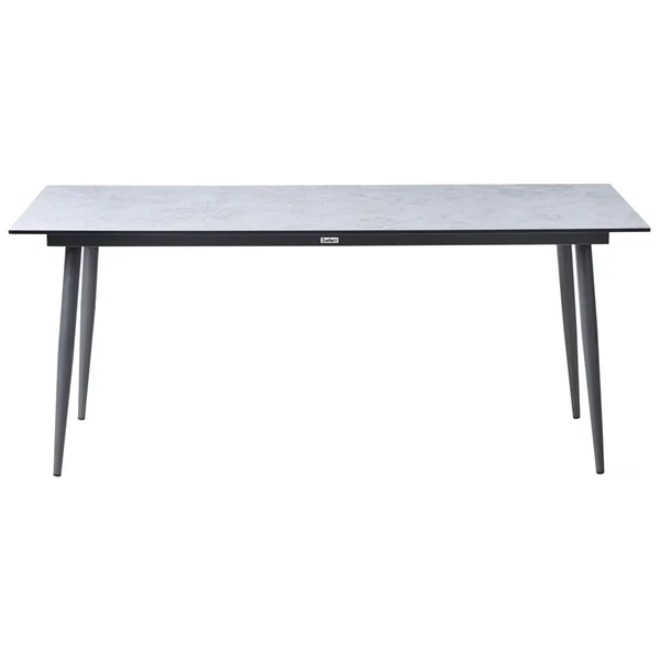 Garden Dining Table TOLENTINO 180 cm 90 cm Stone Effect Light Grey