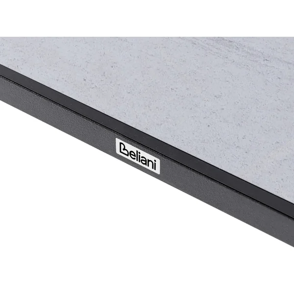Garden Dining Table TOLENTINO 180 cm 90 cm Stone Effect Travertine Effect