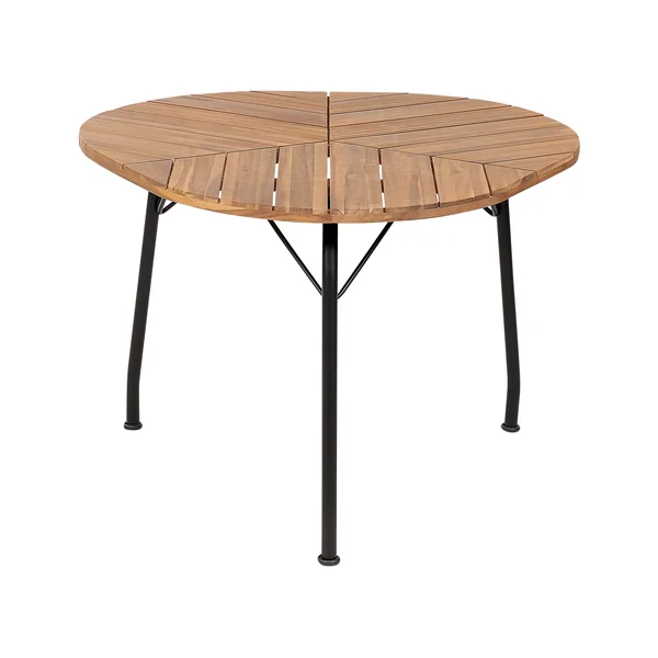 Garden Dining Table VARENNA 106 cm 103 cm Acacia Wood Brown