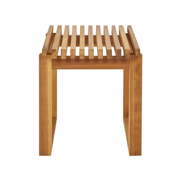 Garden Side Table BELLANO 35 cm 40 cm Acacia Wood Brown