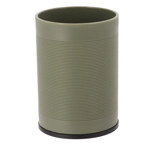 GOBELET STRIE BICOLORE KAKI NOIR