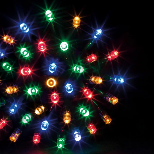 GUIRLANDE EXTERIEUR 10M 100LEDS MULTICOLORE FIL VERT