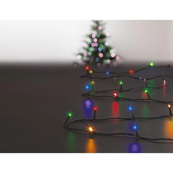 GUIRLANDE EXTERIEUR 20M 200 LEDS SOLAIRE MULTICOLORE
