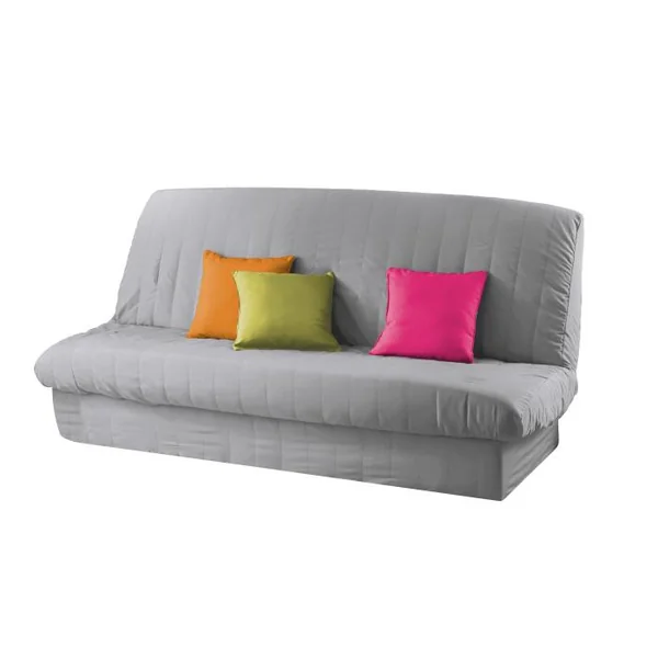 HOUSSE CLIC CLAC 120 A  140CM 185 A 200CM ESSENTIEL GRIS