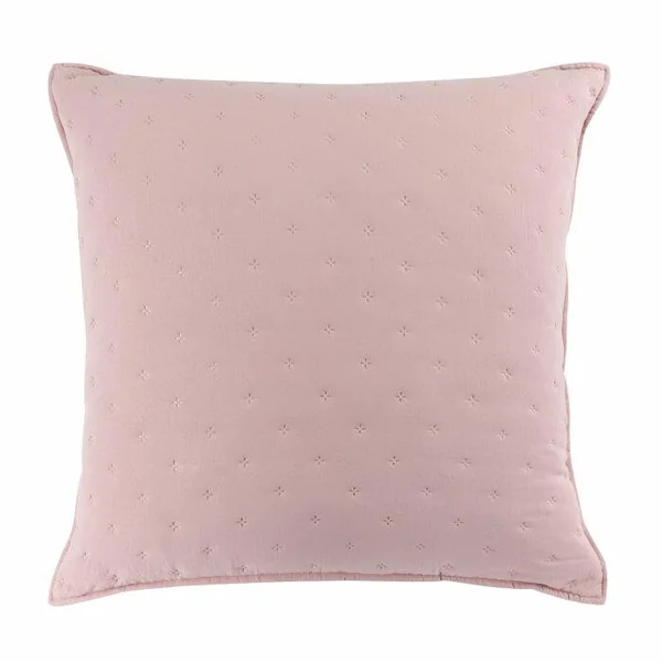 HOUSSE DE COUSSIN ET ENCART 60X60 CM MICROFIBRE BICOLORE