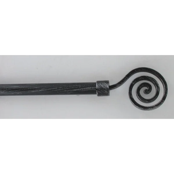 KIT EXT 120210 CM D19 EMBOUT MAISON DE FAMILLE NOIR ARGENT