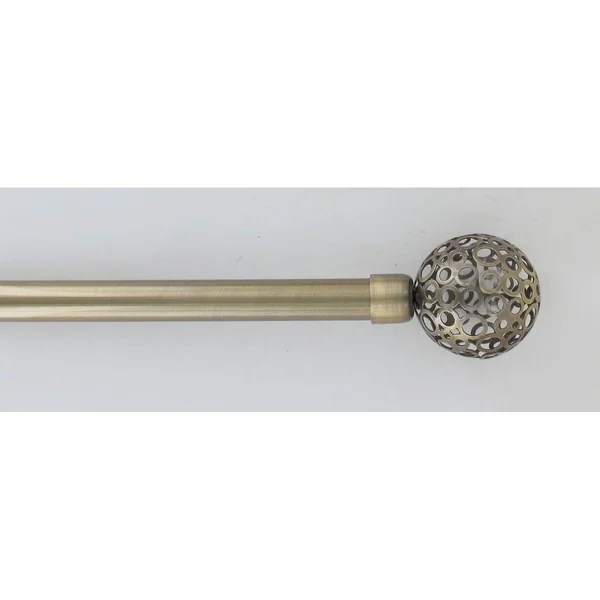 KIT EXT 120 210 CM D19 EMBOUT BOULE PERFOREE BRONZE