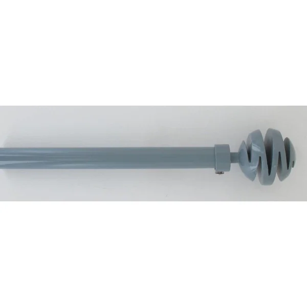 KIT EXT 120 210 CM D19 EMBOUT VILLALOUISE GRIS F LAQUE