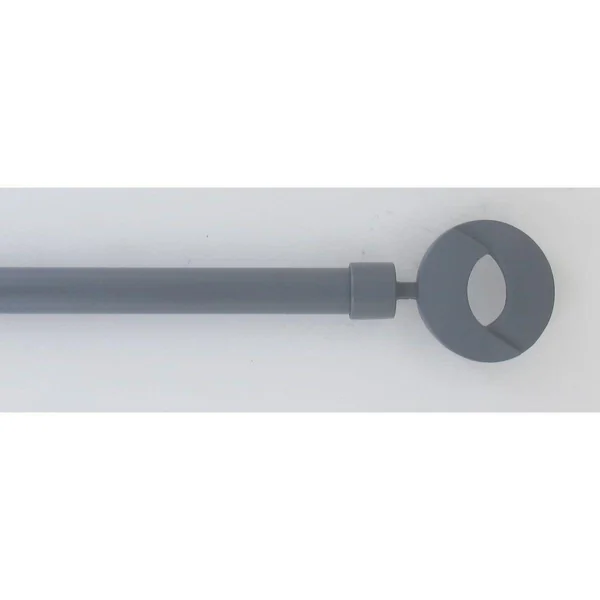 KIT EXT 210 380 CM D19 EMBOUT NEW LOOK GRIS MAT