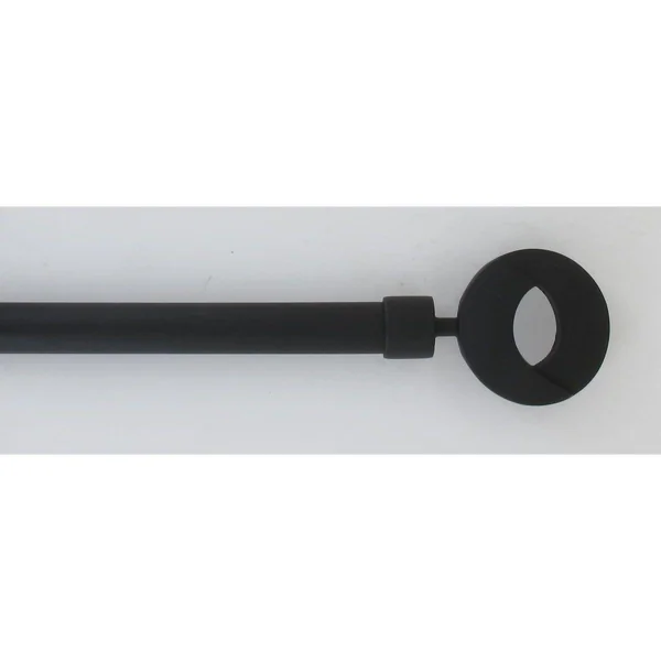 KIT EXT 210 380 CM D19 EMBOUT NEW LOOK NOIR MAT