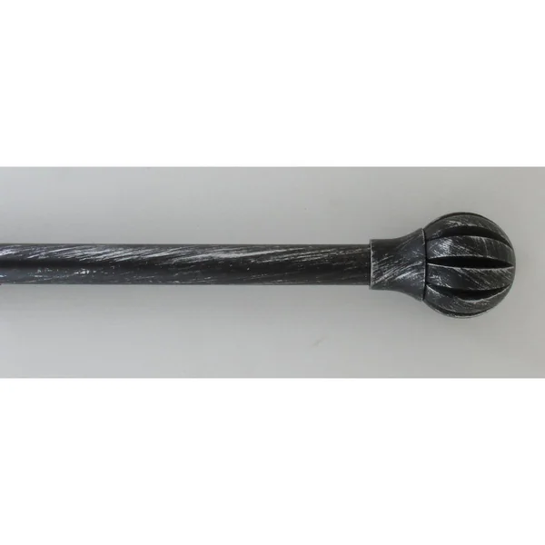 KIT EXT 210 380 CM D19 EMBOUT TOUCH OF ZEN NOIR ARGENT
