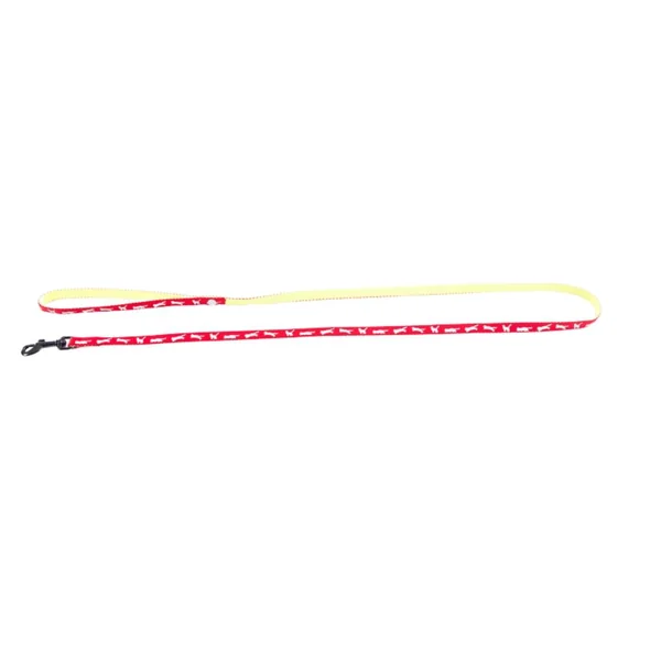 Laisse Cat Bi-color pour chat rouge - 120 cm