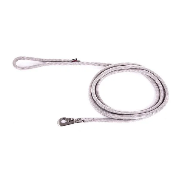 Laisse ronde pour chien coloris gris 1,3 cm x 2 m