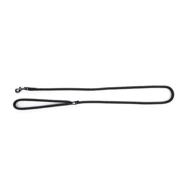 Laisse ronde pour chien coloris noir 1,3 cm x 1 m