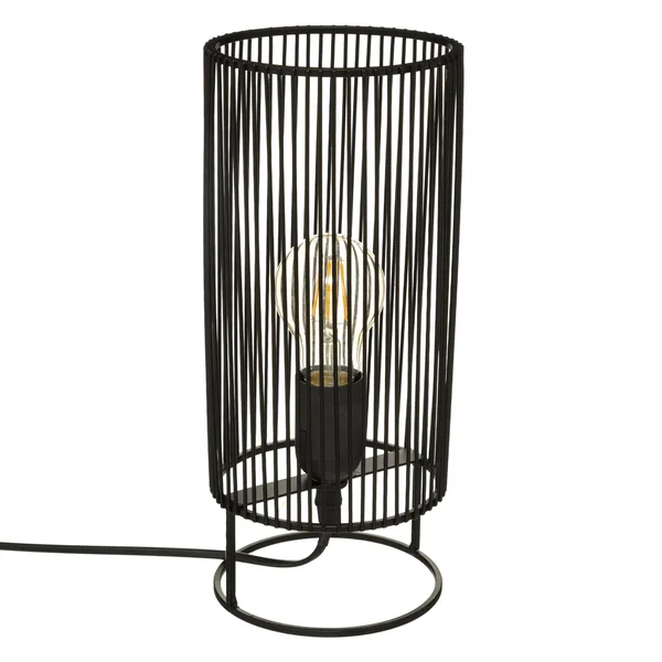 LAMPE NORA NOIR H.30CM