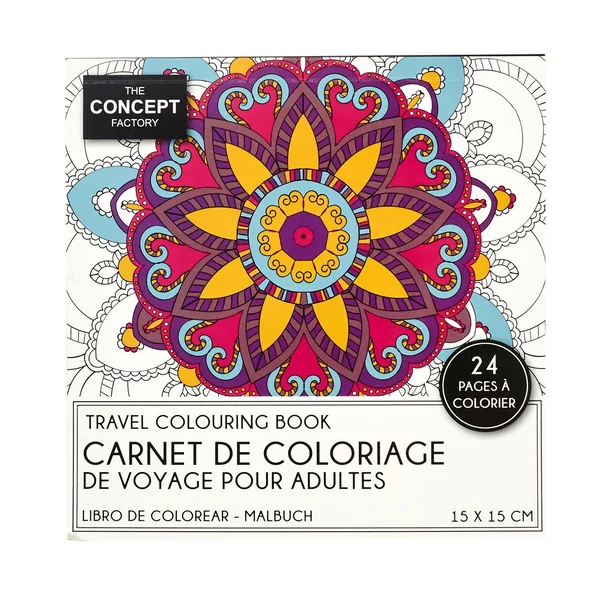 LIVRE COLORIAGE ADULTE VOYAGE 24 PAGES