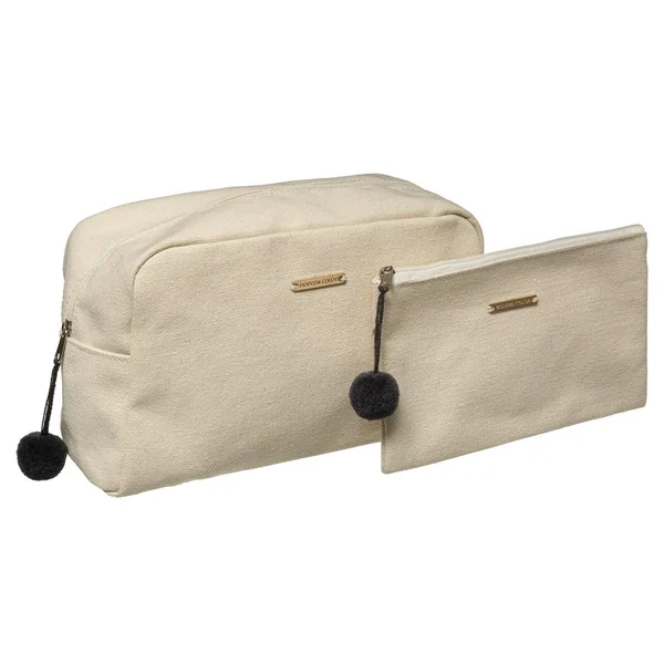 LOT 2 TROUSSES DE TOILETTE MODERN COLOR BLANC