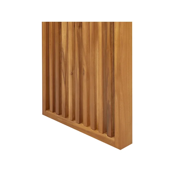 Lot de 2 bancs de jardin SULZANO 150 cm Acacia Marron