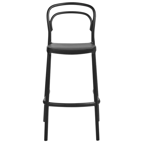 Lot de 2 chaises de bar de jardin PORANO Noir