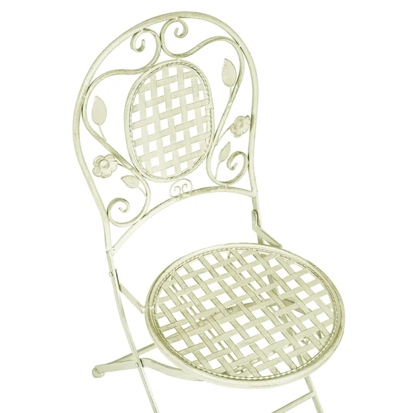Lot de 2 chaises de jardin BIVIO Pliant Métal Vert clair