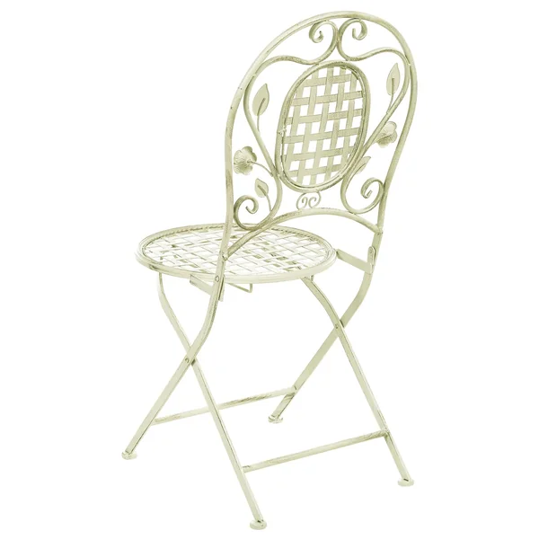 Lot de 2 chaises de jardin BIVIO Pliant Métal Vert clair