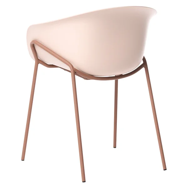 Lot de 2 chaises de jardin METEORA Matière synthétique Beige