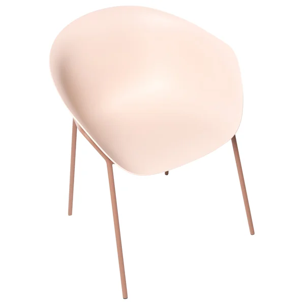 Lot de 2 chaises de jardin METEORA Matière synthétique Beige
