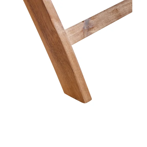 Lot de 2 chaises de jardin PROSSEDI Pliant Acacia Beige