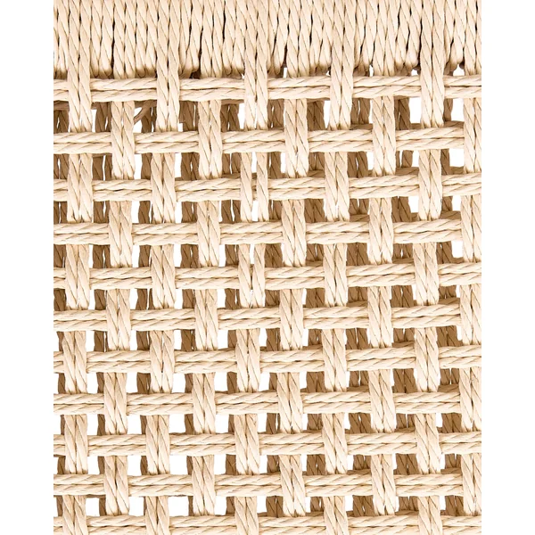 Lot de 2 chaises de salle à manger OZELLA Bois Marron/beige