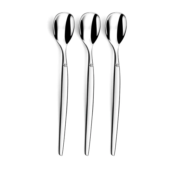 Lot de 3 cuillère à mazagran JET BRILLANT H 21.5cm - AMEFA