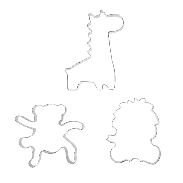 Lot de 3 emporte-pièces inox animaux de la jungle - NOEMIE HONIAT