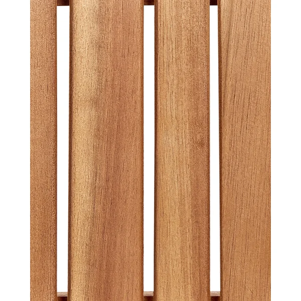 Lot de 4 chaises de jardin AGELLO Acacia Marron