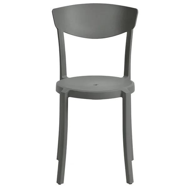 Lot de 8 chaises de salle à manger VIESTE Gris foncé