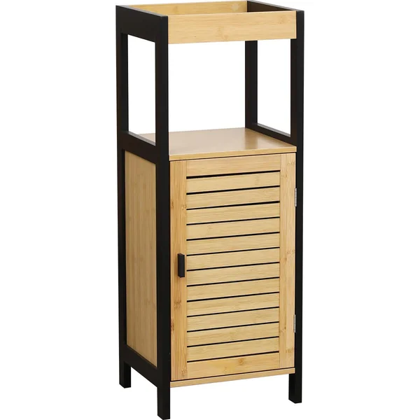 MEUBLE BAS 1 PORTE 1 NICHE 1 ETAGERE INTERIEURE CEBU