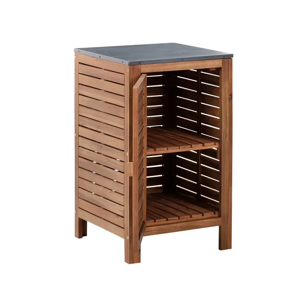 Meuble de cuisine d'extérieur BRUCOLI Acacia 50 cm 50 cm Marron