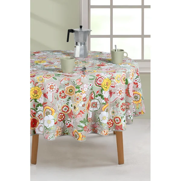 NAPPE RONDE 160CM ALIZEE MULTICOLORE
