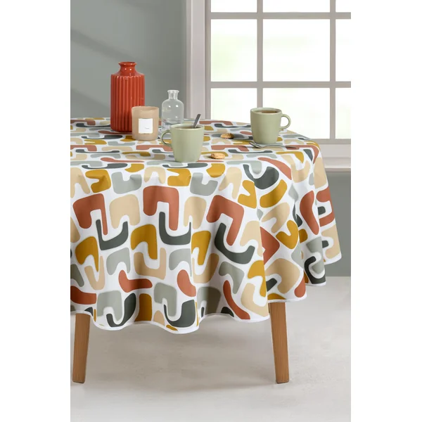NAPPE RONDE 160CM JOAN MULTICOLORE