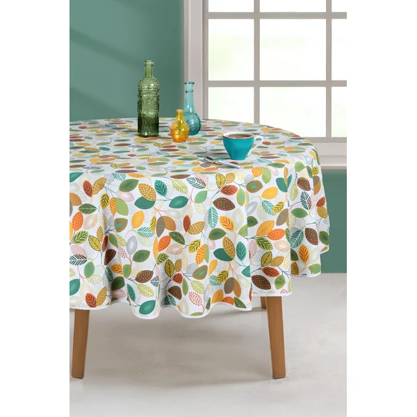 NAPPE RONDE 160CM PEUPLIER MULTICOLORE