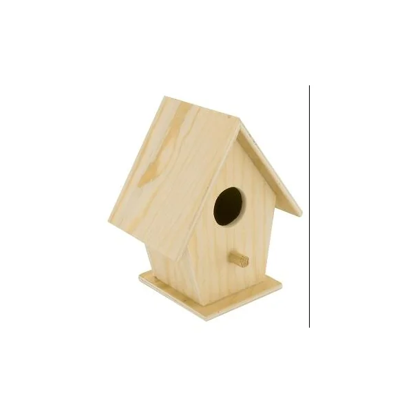 NICHOIR BOIS DECOUPE ROND 10X8X6CM