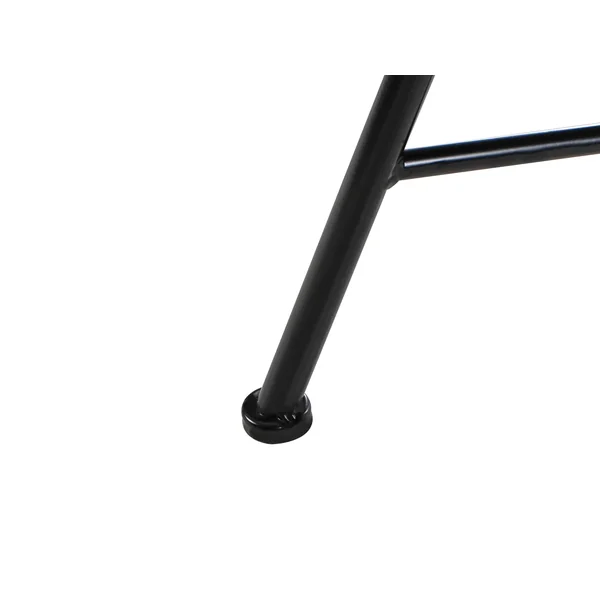 Outdoor Bistrotisch COMISO 60 cm 60 cm Metall Schwarz / Weiß