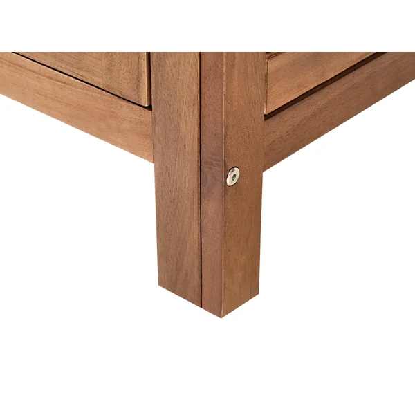 Outdoor Kitchen Cabinet BRUCOLI Acacia Wood 80 cm 50 cm Brown
