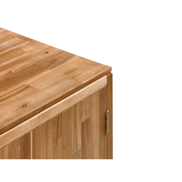 Outdoor Kitchen Cabinet VENOSA Acacia Wood 50 cm 50 cm Brown