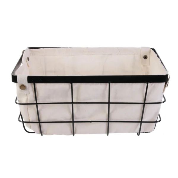 PANIER FILAIRE AVEC DOUBLURE 30 X 20 X 15 CM GM