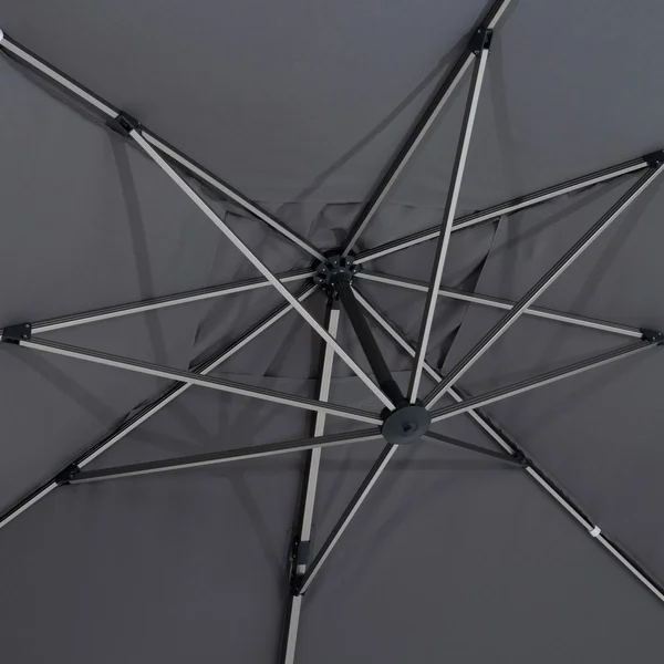 PARASOL DECENTRE EQUADOR 4X3M ARDOISE
