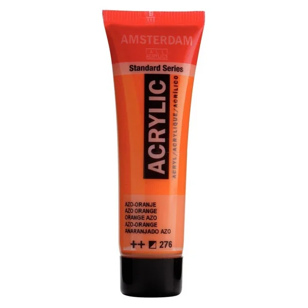 Peinture Acrylique Tube 20 ml Orange Azo (276)