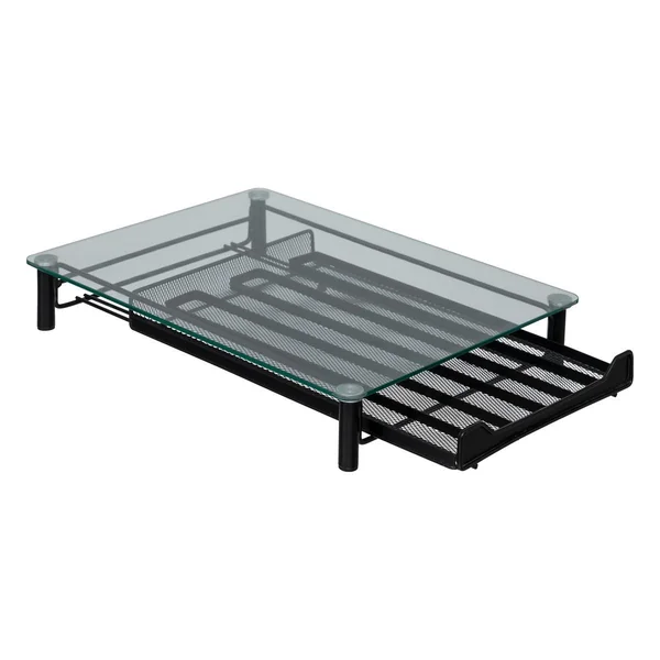 PORTE CAPSULES TIROIR 60 CAPSULES ESPRESSO METAL VERRE