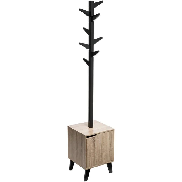 PORTE MANTEAUX MIX NATUREL PIED