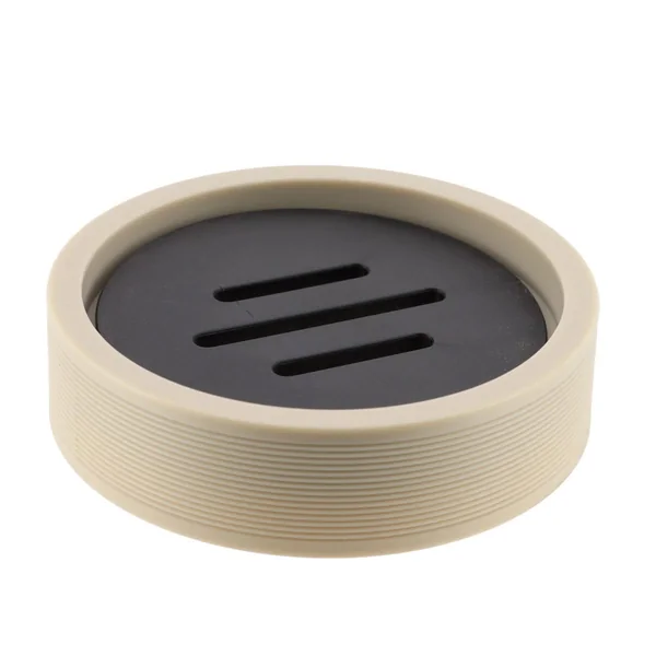 PORTE SAVON BICOLORE FICELLE NOIR